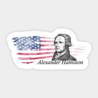 Alexander Hamilton Sticker
